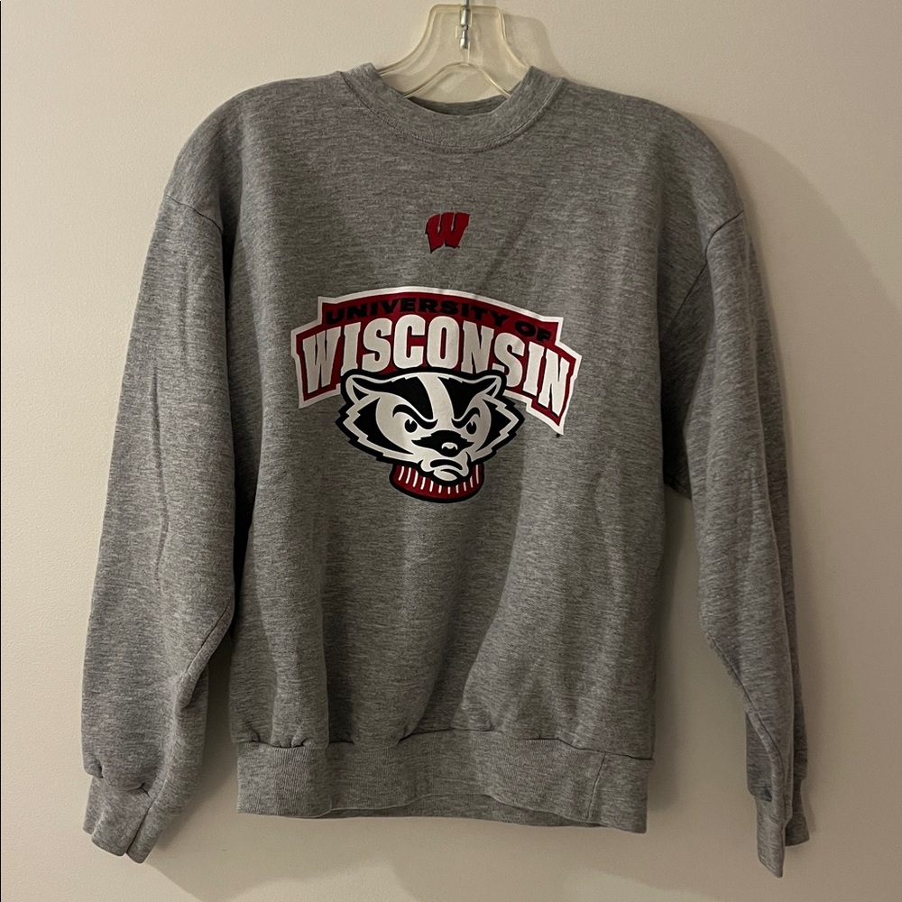 [Wisconsin Badgers] Gray Crewneck - Picture 3 of 5